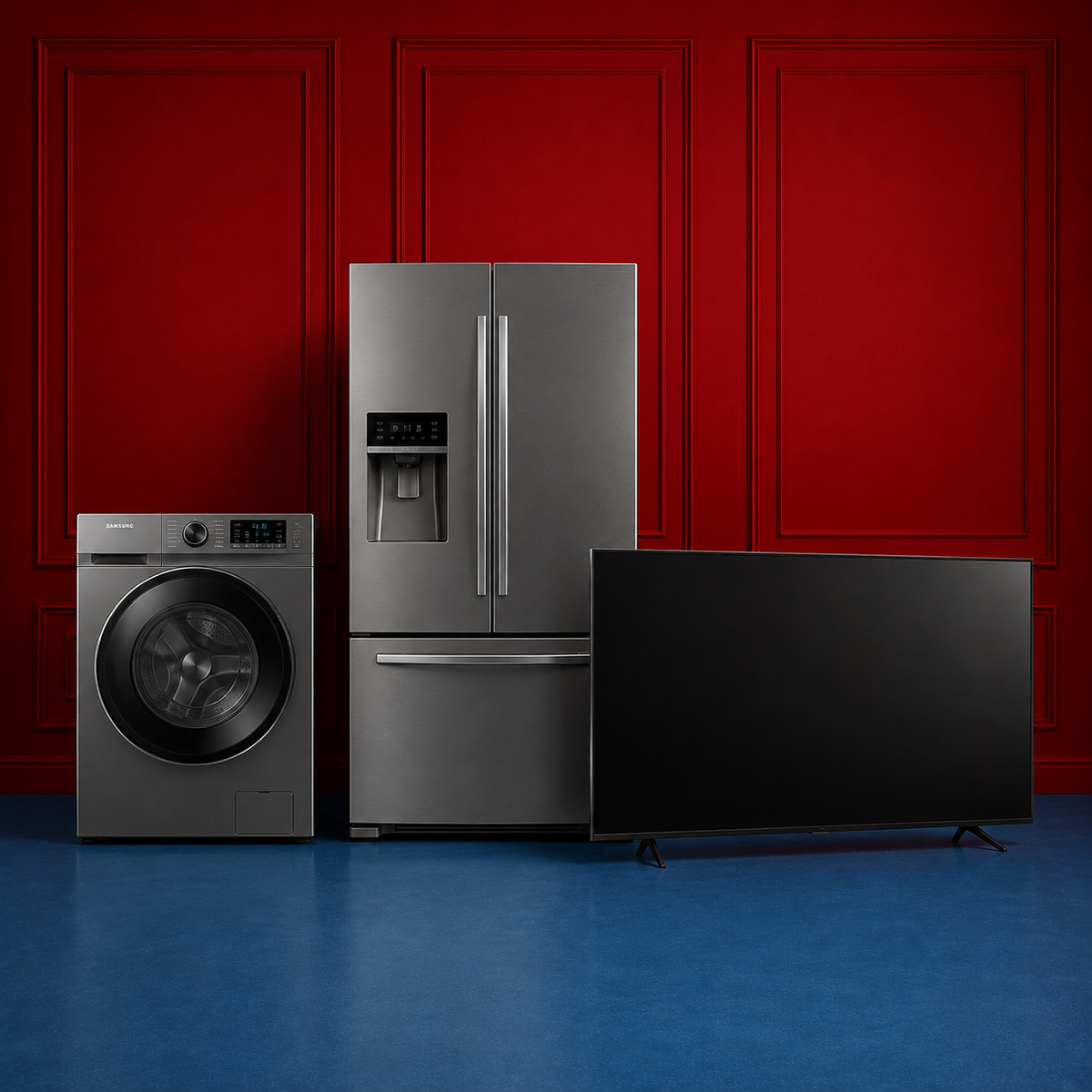 Shop brand new home electronics & appliances at Ex Catalogue UK. Find low clearance prices on TVs, fridges, freezers, American-style fridge freezers, washing machines & dryers.