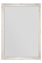 6.7 Foot Tall Extra Large Leaner Mirror in Aged Ivory