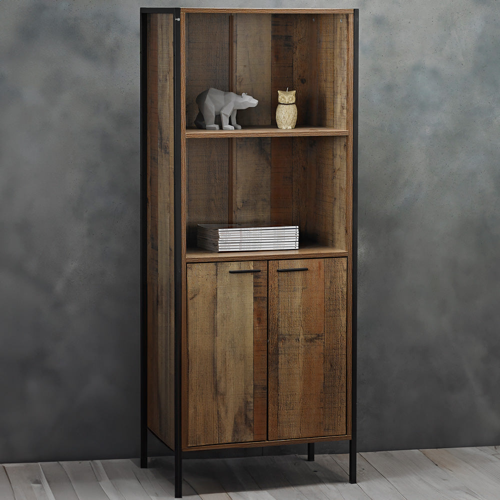 Industrial Bookcase & Display Cabinet