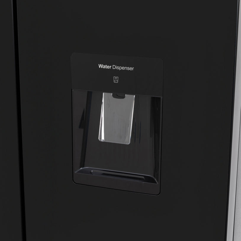 415L American Style Fridge Freezer in Black