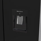 415L American Style Fridge Freezer in Black