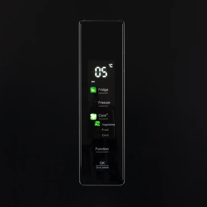 415L American Style Fridge Freezer in Black
