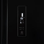 430L American Style Fridge Freezer in Black