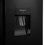 430L American Style Fridge Freezer in Black