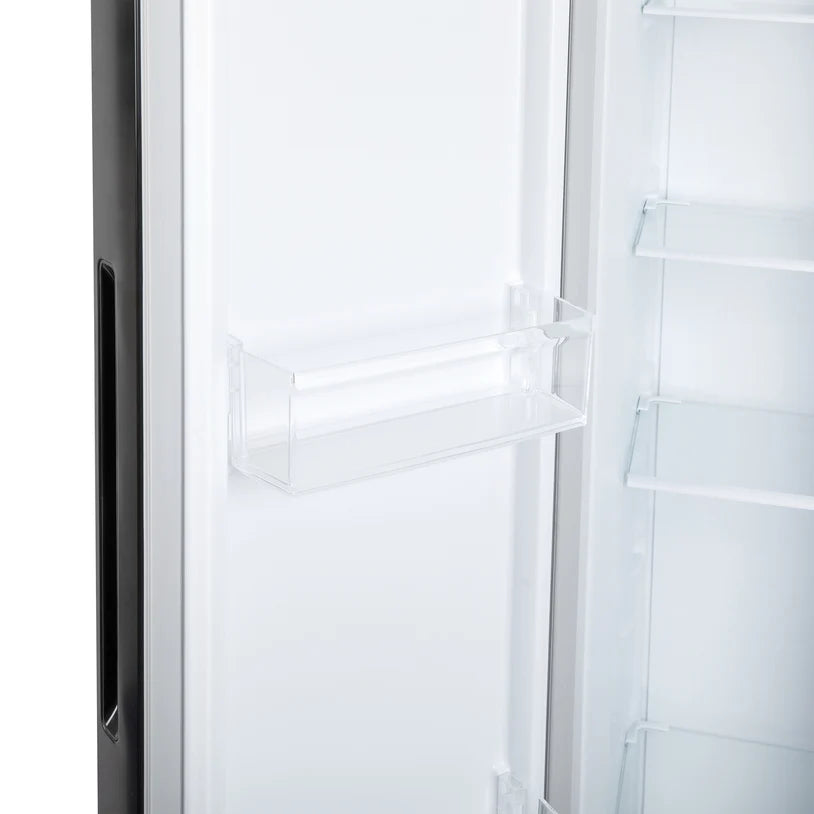 430L American Style Fridge Freezer in Black