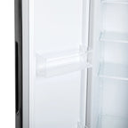 430L American Style Fridge Freezer in Black