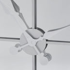 Large Statement Silver Mirrored Wall Clock