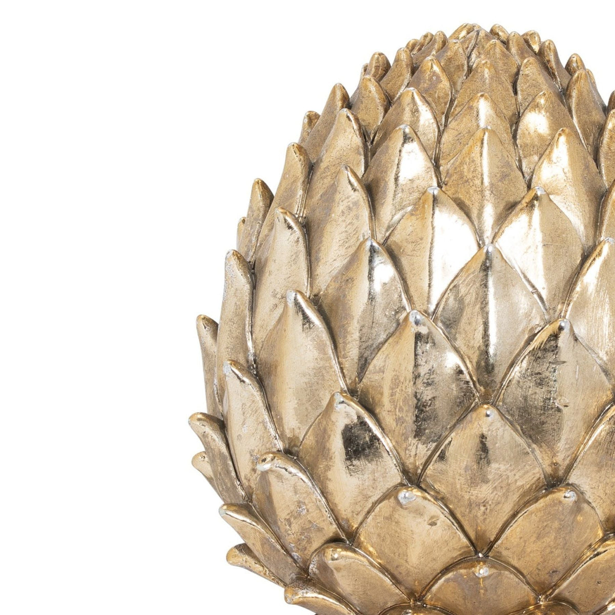Large Gold Pinecone Finial Ornament