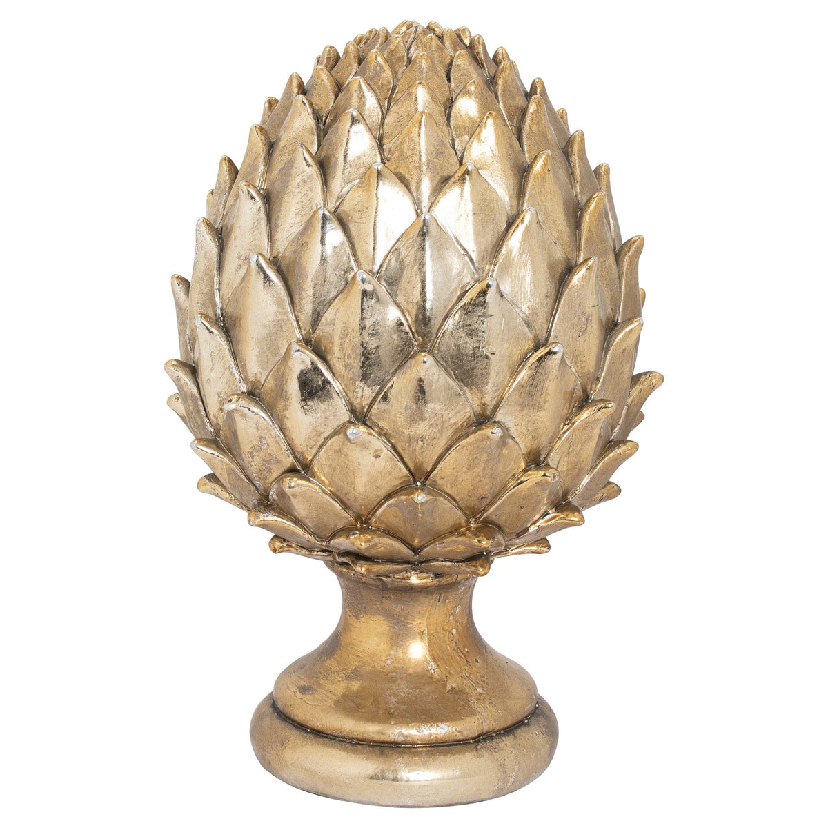Large Gold Pinecone Finial Ornament