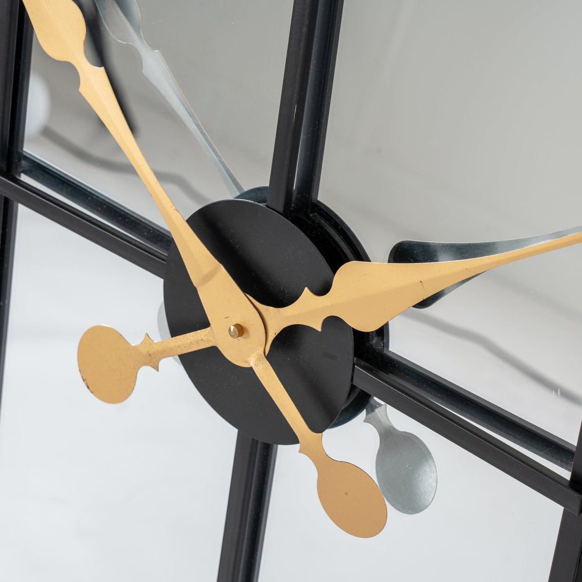 Black and Gold Large Wall Clock