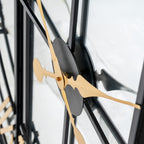 Black and Gold Large Wall Clock