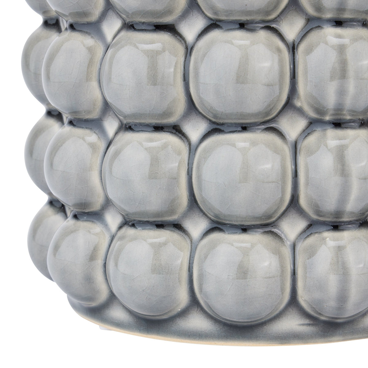 Large Grey Bubble Planter