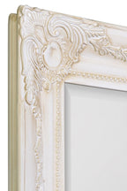 6.7 Foot Tall Extra Large Leaner Mirror in Aged Ivory
