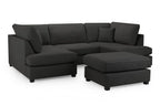 Carnaby Cinema U-Shape Sofa In Black