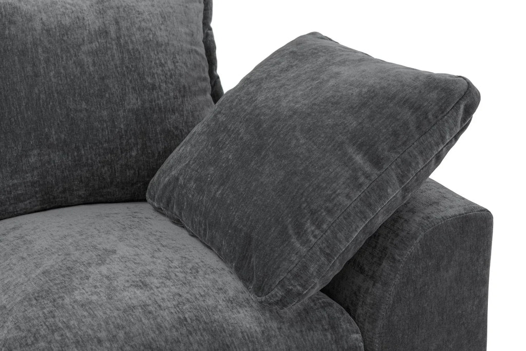 Colbee Large Corner Sofa In Grey
