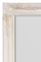 6.7 Foot Tall Extra Large Leaner Mirror in Aged Ivory