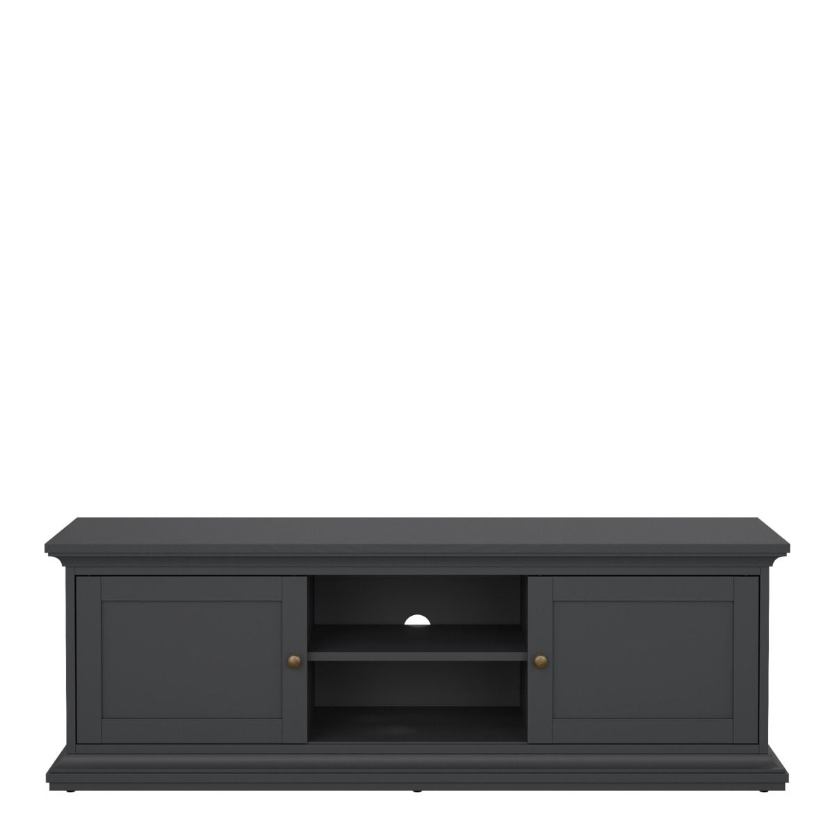 Shaker Style Matt Grey Living Room Set