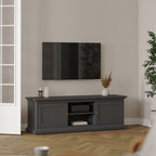Shaker Style Matt Grey Living Room Set