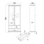Shaker Style Matt Grey Living Room Set