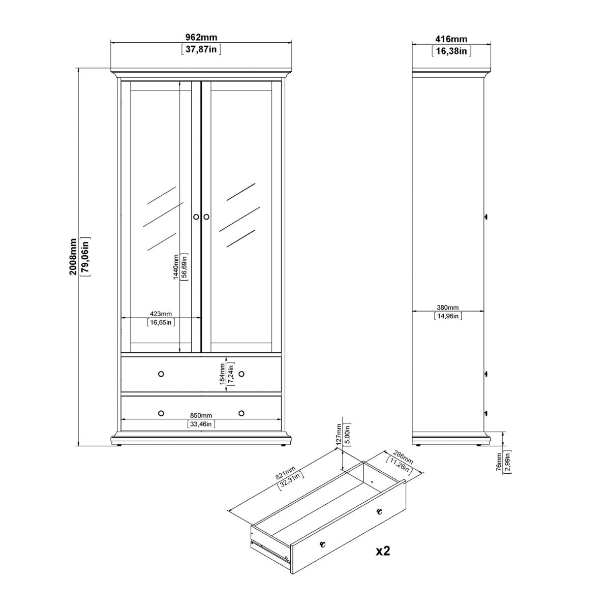 Shaker Style Matt Grey Living Room Set