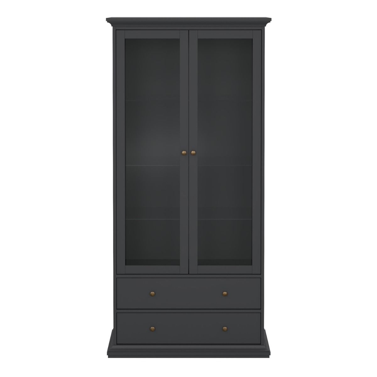 Shaker Style Matt Grey Living Room Set