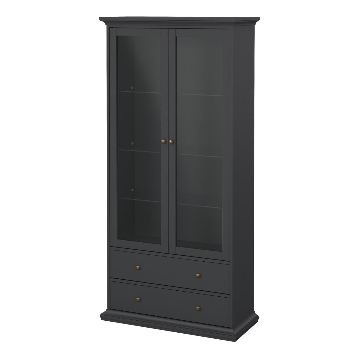Shaker Style Matt Grey Living Room Set