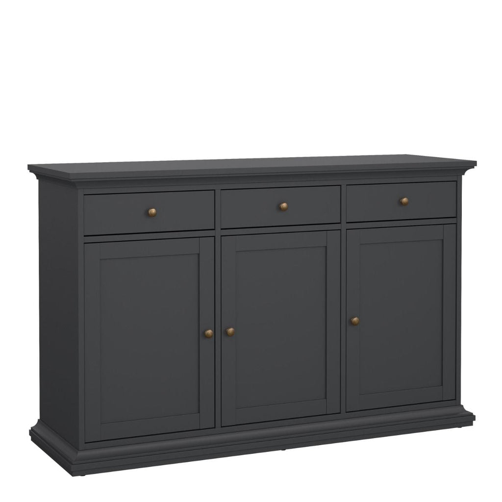 Shaker Style Matt Grey Living Room Set