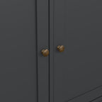 Shaker Style Matt Grey Living Room Set