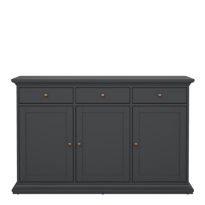 Shaker Style Matt Grey Living Room Set