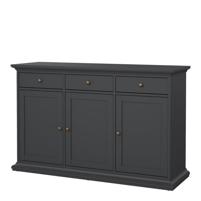 Shaker Style Matt Grey Living Room Set