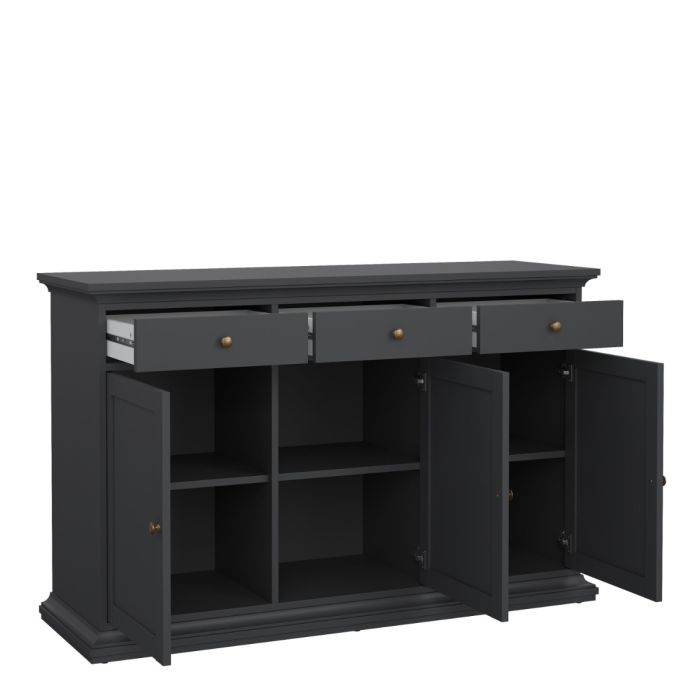 Shaker Style Matt Grey Living Room Set