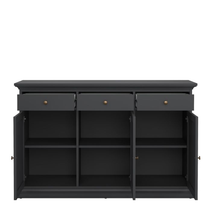 Shaker Style Matt Grey Living Room Set