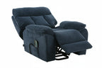 Rise and Recline + Massage + Heat Armchair in Blue