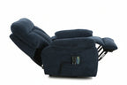 Rise and Recline + Massage + Heat Armchair in Blue