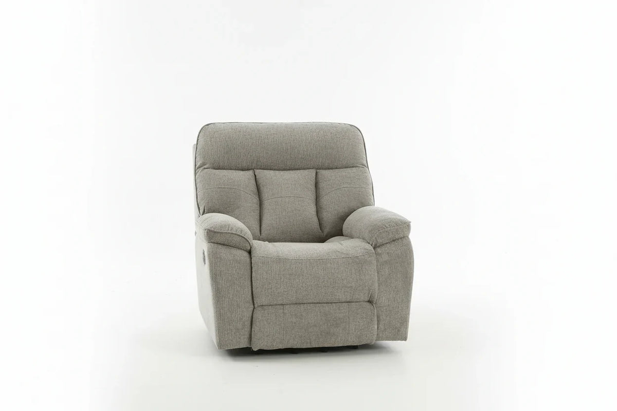 Rise and Recline + Massage + Heat Armchair in Grey