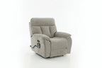 Rise and Recline + Massage + Heat Armchair in Grey