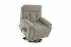 Rise and Recline + Massage + Heat Armchair in Grey