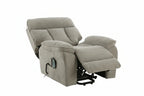 Rise and Recline + Massage + Heat Armchair in Grey
