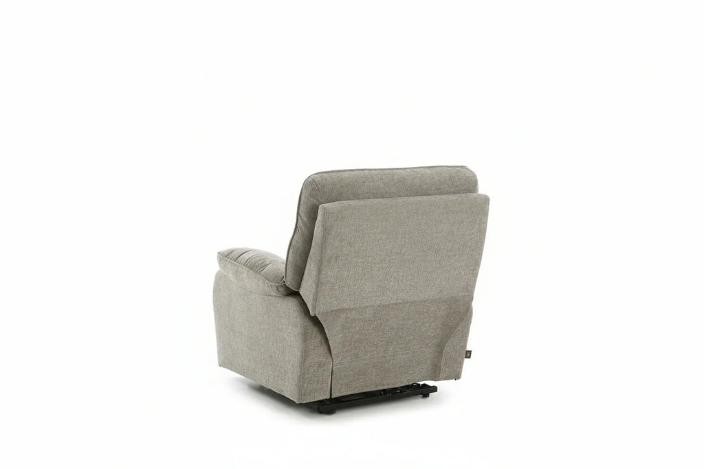 Rise and Recline + Massage + Heat Armchair in Grey