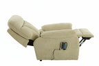 Rise and Recline + Massage + Heat Armchair in Beige