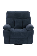 Rise and Recline + Massage + Heat Armchair in Blue