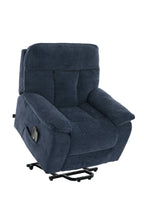 Rise and Recline + Massage + Heat Armchair in Blue