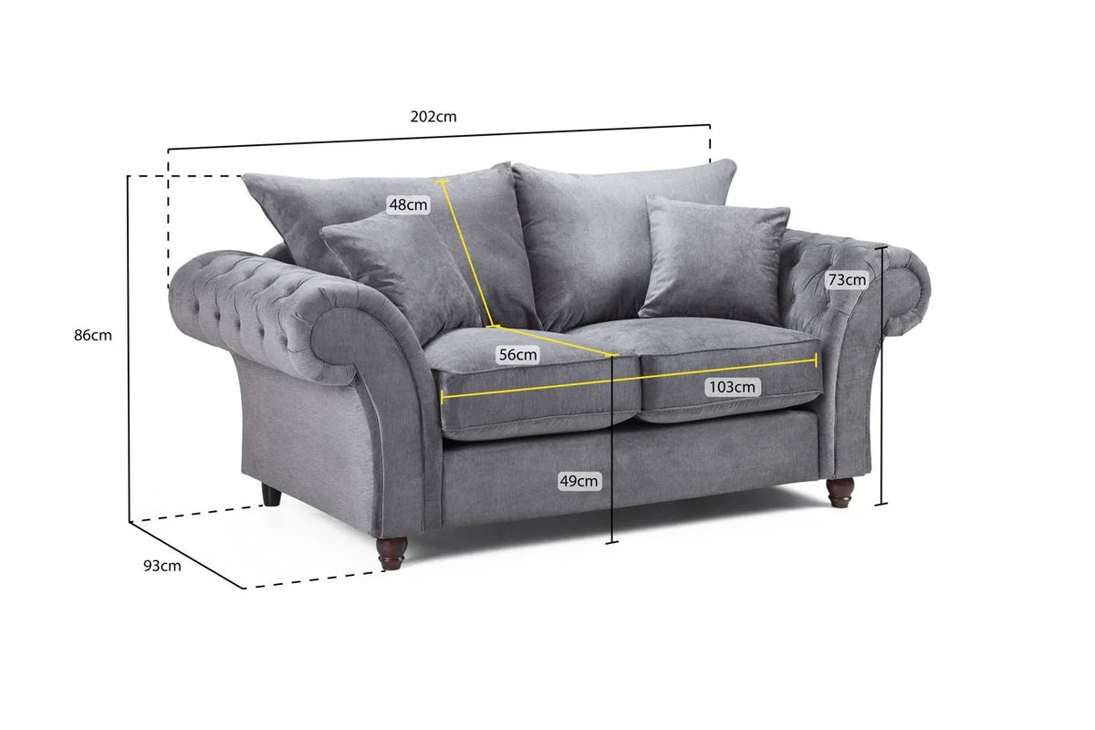 Windsor 2 Seater Sofa In Stone