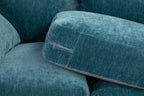 Colbee Large Corner Sofa In Teal
