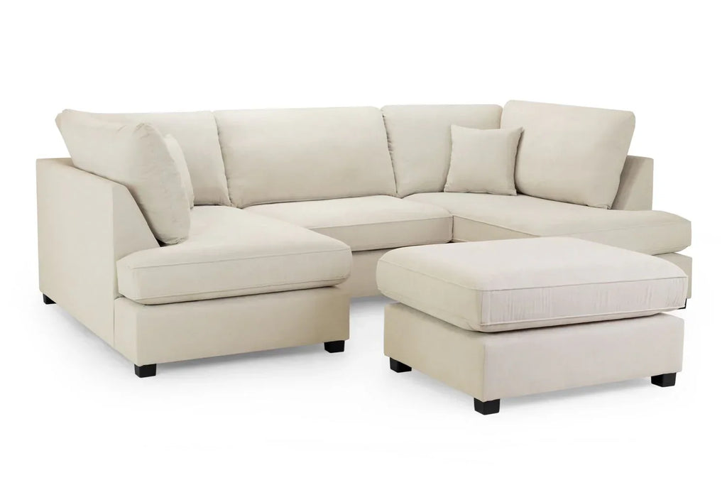 Carnaby Cinema U-Shape Sofa In Beige