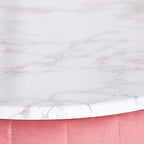 Pink Upholstered Dressing Table