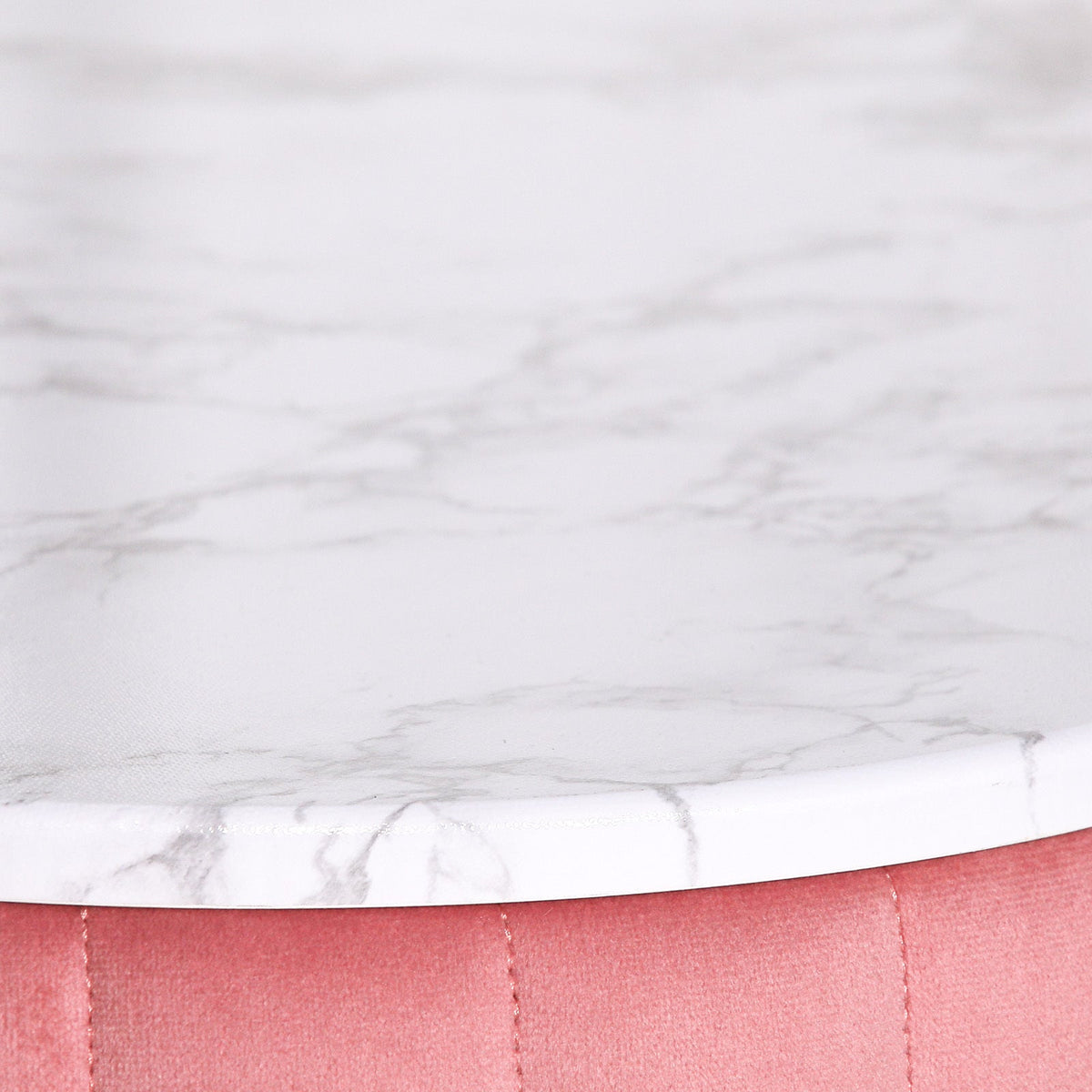 Pink Upholstered Dressing Table