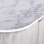 Grey Upholstered Dressing Table