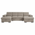 Alaya Sofabed Beige U Shape Corner