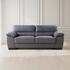 Ash woven fabric 3 seater sofa